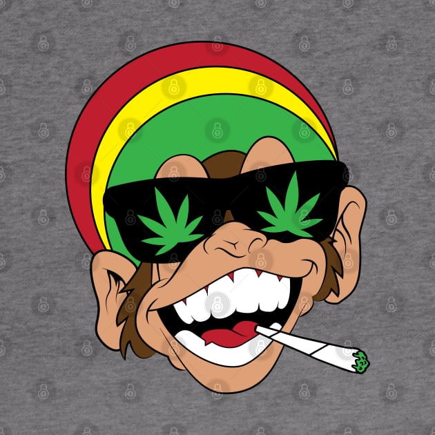 Rasta Monkey by defytees